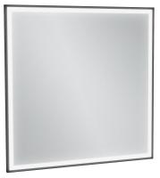 Зеркало Jacob Delafon Allure EB1435-S14, 80 х 80 см, с подсветкой, бесконтактным выключателем, лакированная рама черный сатин