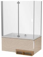 Фронтальная панель для ванны Jacob Delafon Capsule 120 см, серый блестящий, для установки в нишу