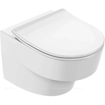 Крышка-сиденье для унитаза Jacob Delafon Odeon Rg E24891-00 с микролифтом, белый