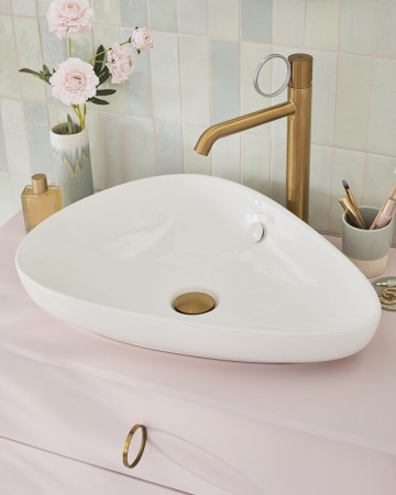 Смеситель для раковины Jacob Delafon Vivienne Signature, E38683-LB1-2MB, латунь матовая/хром