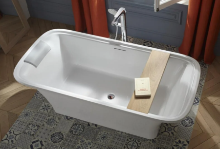 Ванна из искусственного камня Jacob Delafon Elite E6D364RU-00, 180 x 85 см, белый