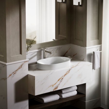 Раковина 80 см Jacob Delafon Kohler 31701T-0, белый