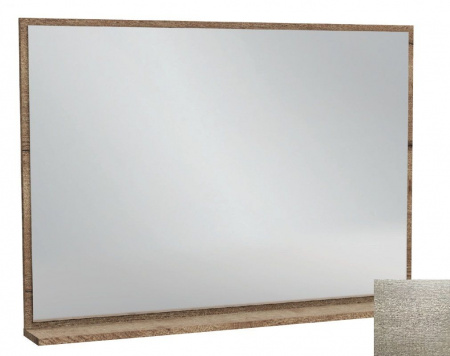 Зеркало Jacob Delafon Vivienne EB1598-E71, 100x70 см, с полочкой, цвет серый дуб