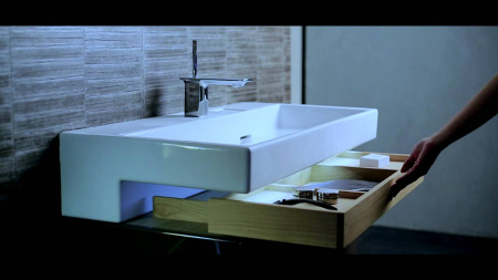 Комплект мебели для ванной 120 см Jacob Delafon Terrace, EB1183-NF+EB1188-G1C+EXB9112-00