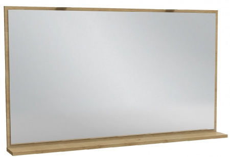 Зеркало Jacob Delafon Vivienne 120x70 см, с полочкой, цвет арлингтонский дуб, EB1599-E70
