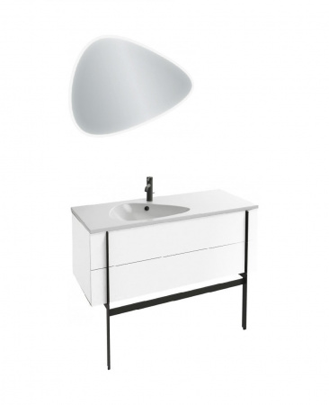 Комплект мебели для ванной 120 см Jacob Delafon Nouvelle Vague, EB3049-NF+EXAP112-Z-00+EB3035-G1C
