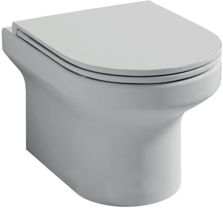 Инсталляция Jacob Delafon с безободковым унитазом Jacob Delafon Elite E21742RU-00, тонкое сиденьем с микролифтом, клавиша хром, комплект (E29025+EDX114RU+E4316)