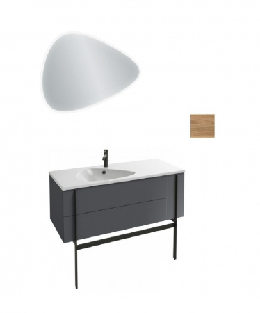 Комплект мебели для ванной 120 см Jacob Delafon Nouvelle Vague, EB3049-NF+EXAP112-Z-00+EB3036-E16