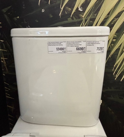 Комплект: Унитаз компакт Jacob Delafon Struktura UJX102-00, бачок ETE212-00 и сиденье E20606-00