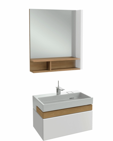 Комплект мебели для ванной 60 см Jacob Delafon Terrace, EXE112-00+EB1180D-NF+EB1185-G1C