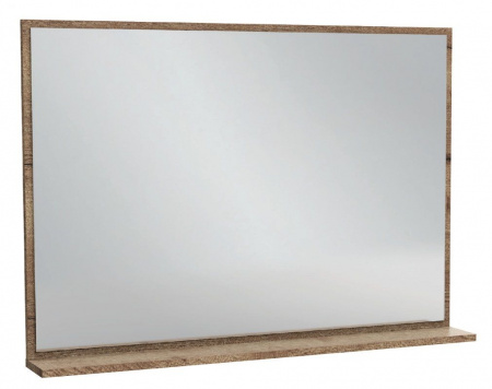 Зеркало Jacob Delafon Vivienne EB1598-E52, 100x70 см, с полочкой, цвет дуб табак