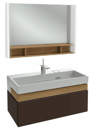 Комплект мебели для ванной 100 см Jacob Delafon Terrace, EXC112-00+EB1182-NF+EB1187-S24