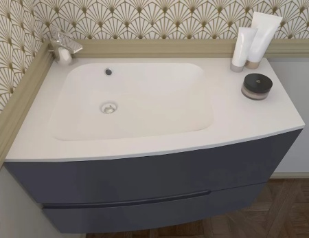Раковина 80 см из искусственного мрамора Jacob Delafon Nona EB1880RU-00