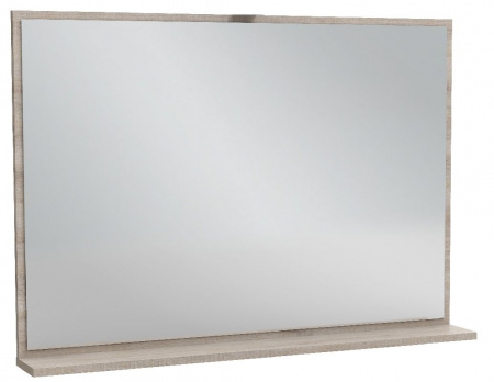 Зеркало Jacob Delafon Vivienne 80x70 см, с полочкой, цвет серый дуб, EB1597-E71