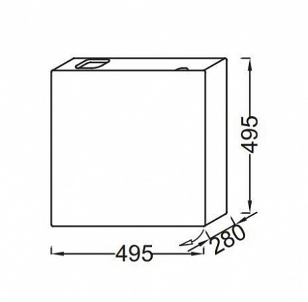 Комплект мебели 50 см Jacob Delafon Terrace раковина EGA012-00 тумба EB1178-274 зеркало EB1180D-NF