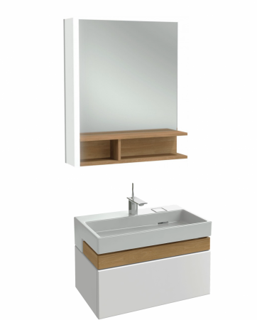 Комплект мебели для ванной 60 см Jacob Delafon Terrace, EXE112-00+EB1180G-NF+EB1185-G1C