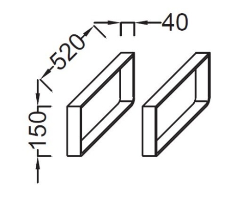 Полотенцедержатель Jacob Delafon Parallel EB507-BME