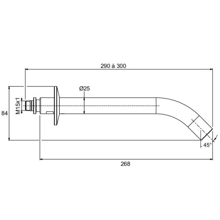 Смеситель для раковины Jacob Delafon Grands Boulevards, E23890-4ND-2MB/E25390-2MB/E28139-NF, латунь