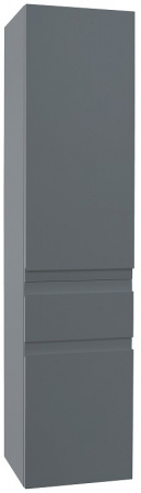 Шкаф-пенал 35 см Jacob Delafon Madeleine EB2069D-J54 серый матовый лак
