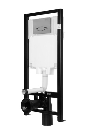 Комплект Jacob Delafon E21733RU-00 унитаз E4345G-00 c инсталляцией E29025-NF и сиденьем 017503 , клавиша хром E29027-CP