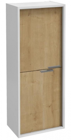 Шкаф-пенал Jacob Delafon Vivienne 40x100 см, корпус белый глянцевый, фасад Дуб, EB1587-N18-E70